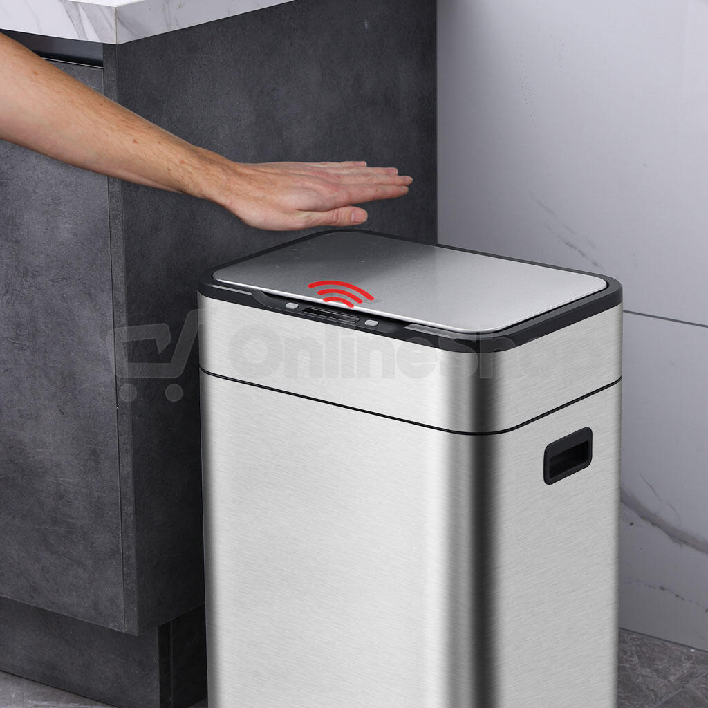 Bezdotykový odpadkový koš Helpmation ELEGANT AK5514, 30 l