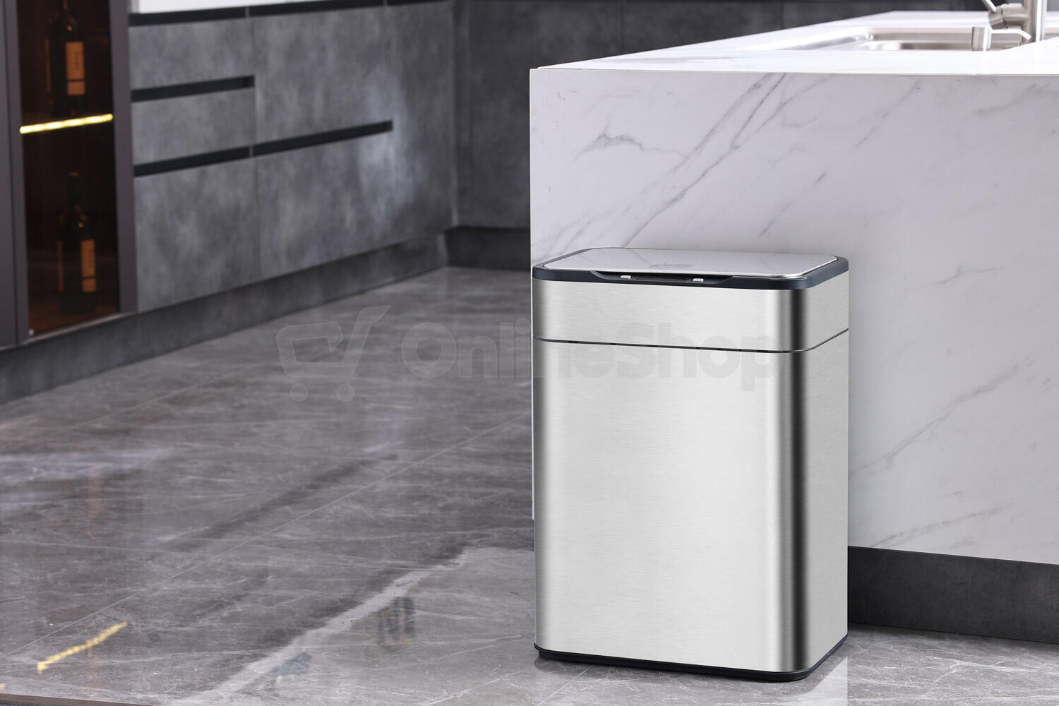 Bezdotykový odpadkový koš Helpmation ELEGANT AK5514, 30 l