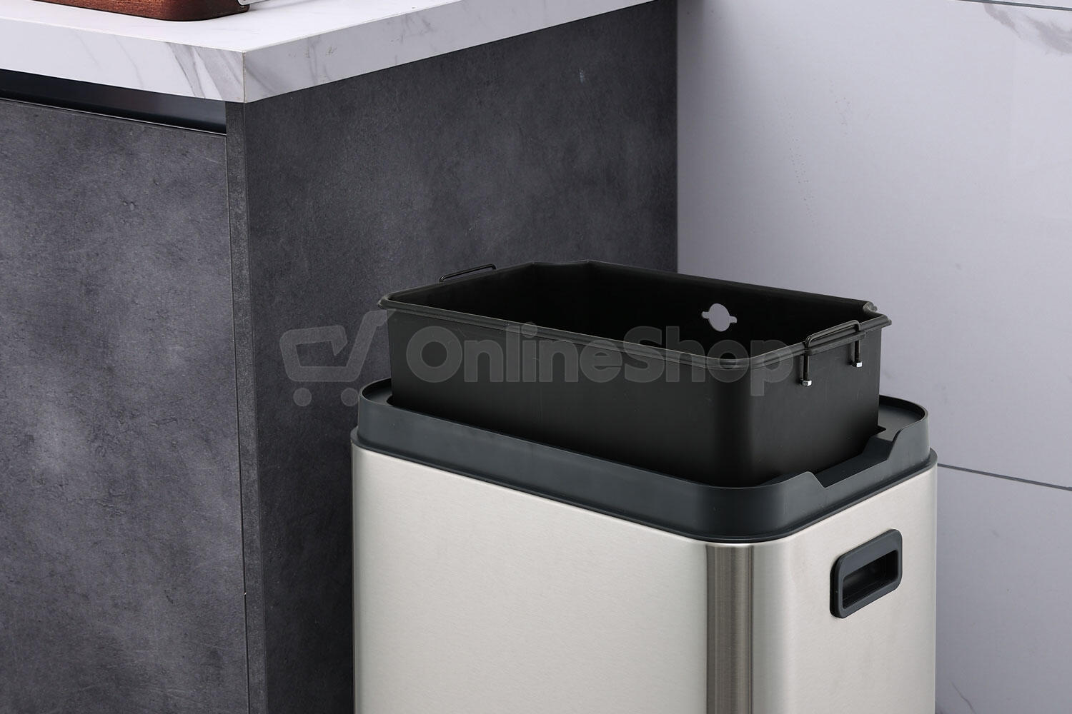 Bezdotykový odpadkový koš Helpmation ELEGANT AK5514, 30 l