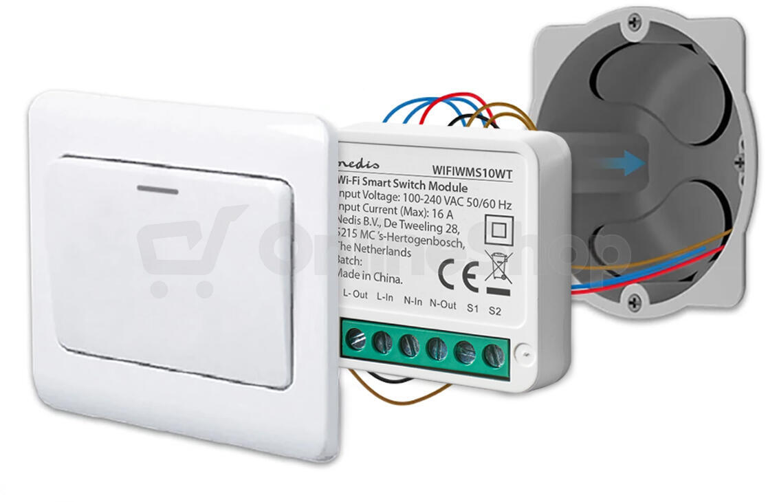 Vestavěný Modul SmartLife NEDIS WIFIWMS10WT
