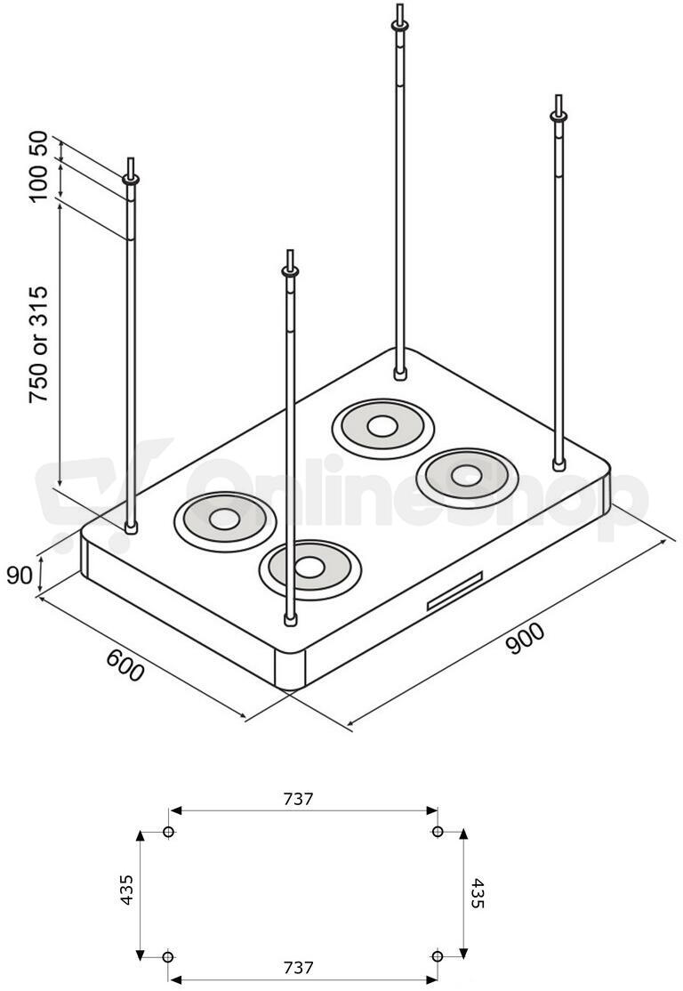 Koleno 90° pro průměr 150 mm Faber
