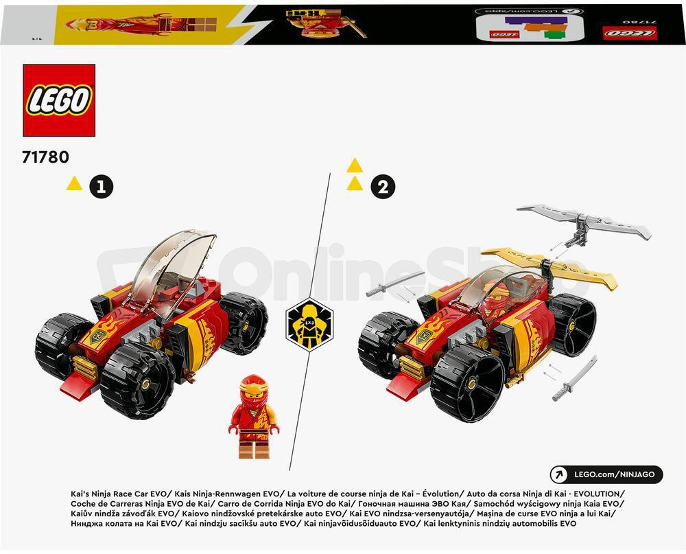 LEGO® NINJAGO® 71780 Kaiův nindža závoďák EVO
