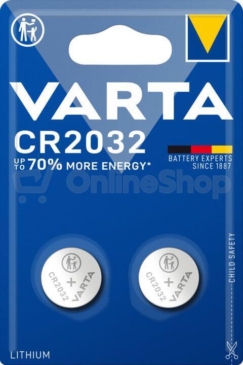 Knoflíková baterie Varta CR 2032 Electronics, 2 ks