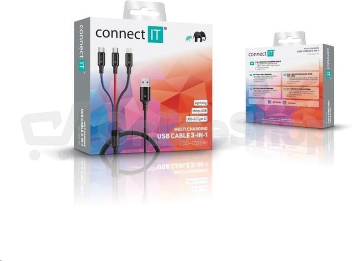 Connect IT CCA-2051-CA Wirez 3in1