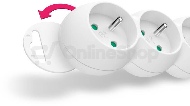 Connect IT 6z, 2m, bezvyp, bílý