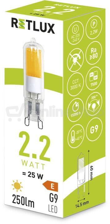 LED žárovka JC Retlux RLL 455