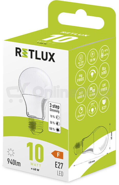 LED žárovka Classic Retlux RLL 450