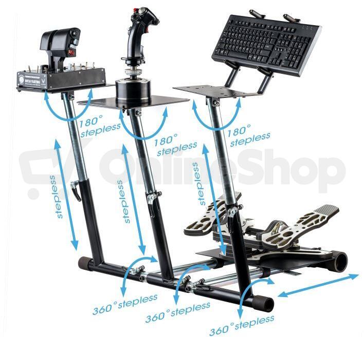 Supporto Hotas DIWANGUS Per Joystick - Compatibile Logitech X56, Thrustmaster, Simulatori Volo - Foto 5