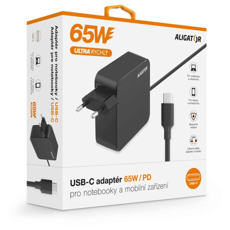 Chytr USB-C adaptr ALIGATOR Power Delivery 65W