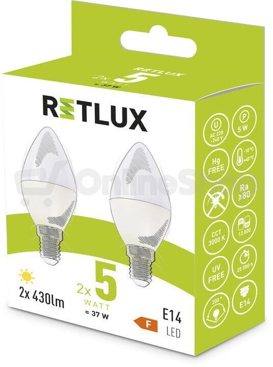 Sada LED žárovek Candle Retlux REL 34