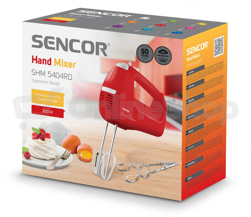 Šlehač ruční Sencor SHM 5404RD