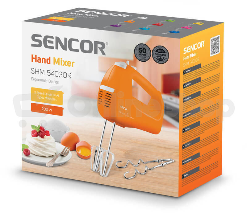 Šlehač ruční Sencor SHM 5403OR
