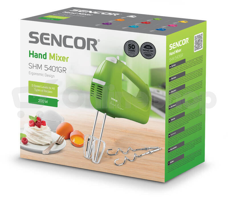 Šlehač ruční Sencor SHM 5401GR
