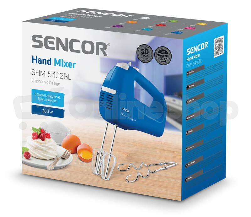 Šlehač ruční Sencor SHM 5402BL