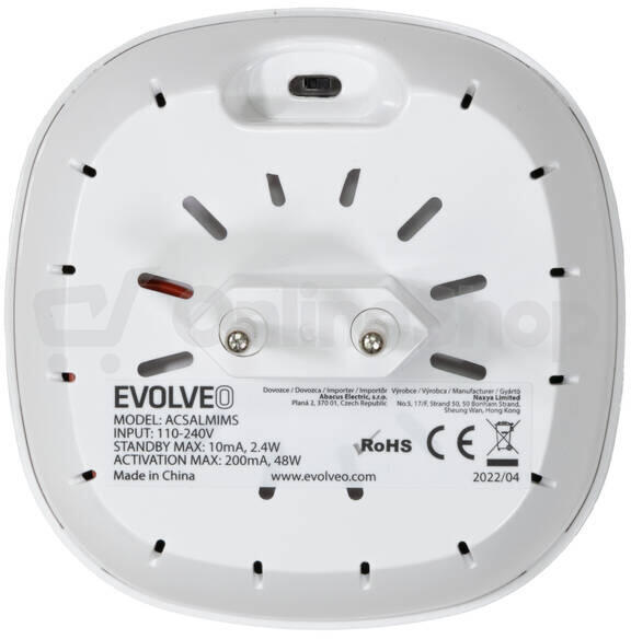 EVOLVEO Alarmex Pro, bezdrátová vnitřní siréna (ACSALMIMS)