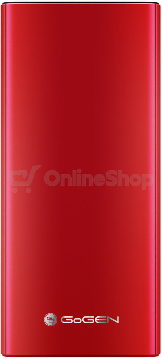 Powerbanka GoGEN PB100008 10000 mAh, USB-C PD 20W - červená
