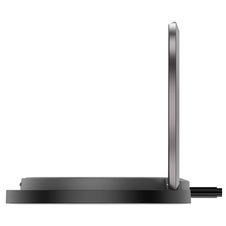 Bezdrtov nabjeka GoGEN s MagSafe funkc a kovovm drkem, ern