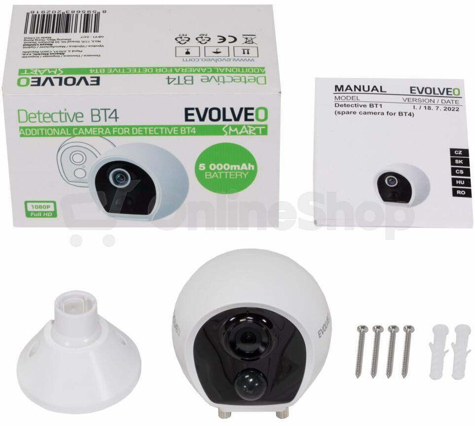EVOLVEO Detective BT4 SMART - přídavná kamera (DET-BT1)
