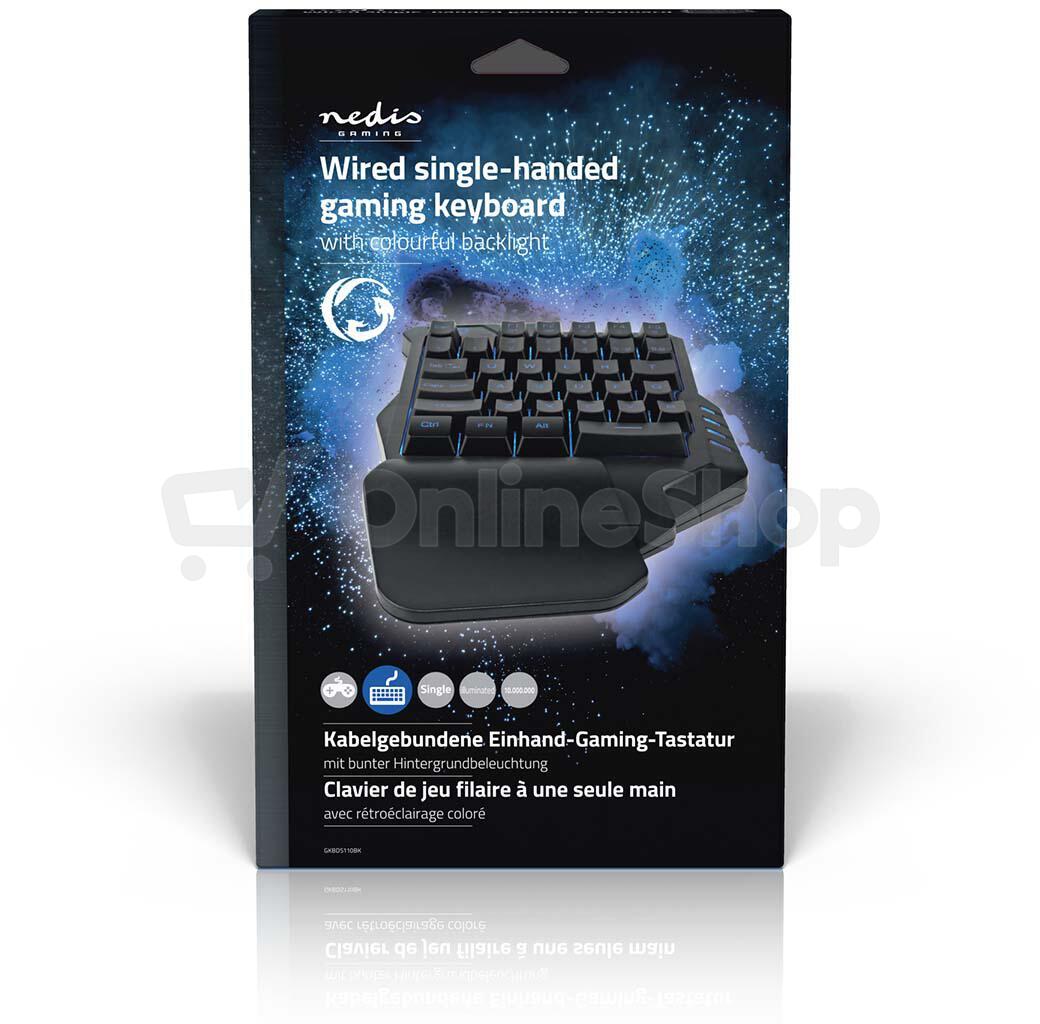 Wired Gaming Keyboard NEDIS GKBDS110BK