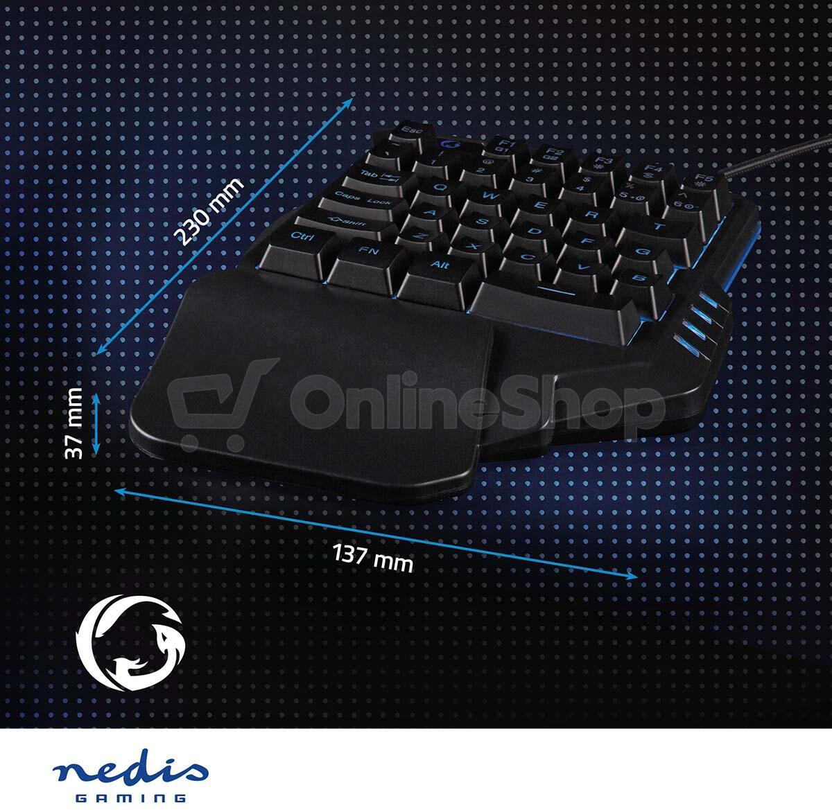 Wired Gaming Keyboard NEDIS GKBDS110BK
