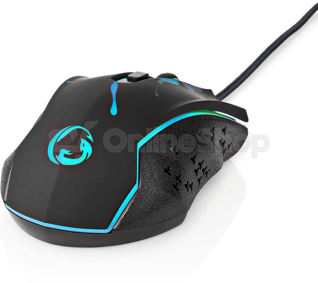 Gaming Mouse NEDIS GMWD210BK