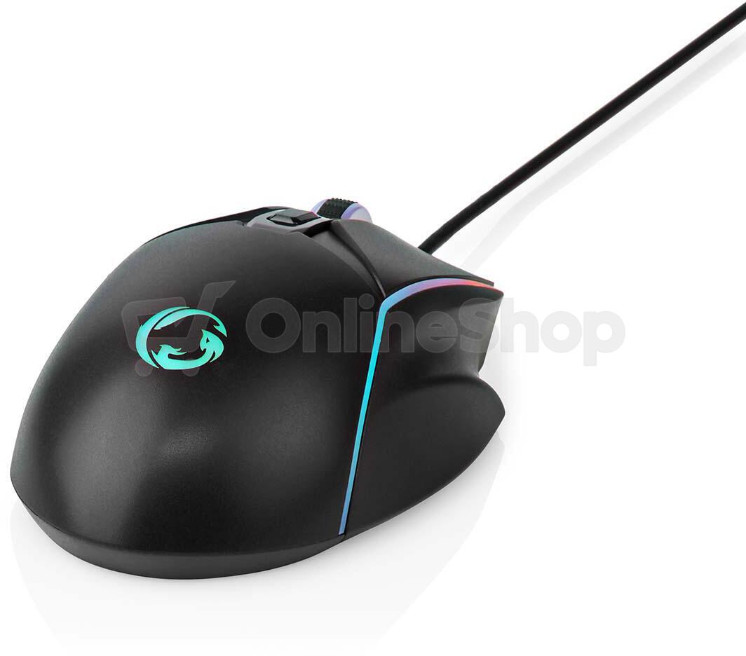 Gaming Mouse NEDIS GMWD510BK