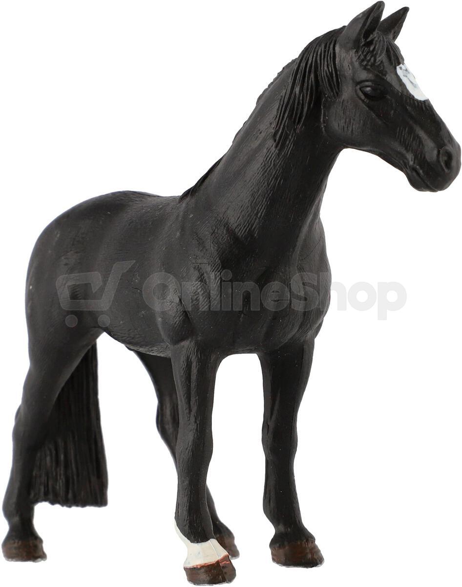 Figurka Zooted Kůň domácí vraník, plast, 13 cm