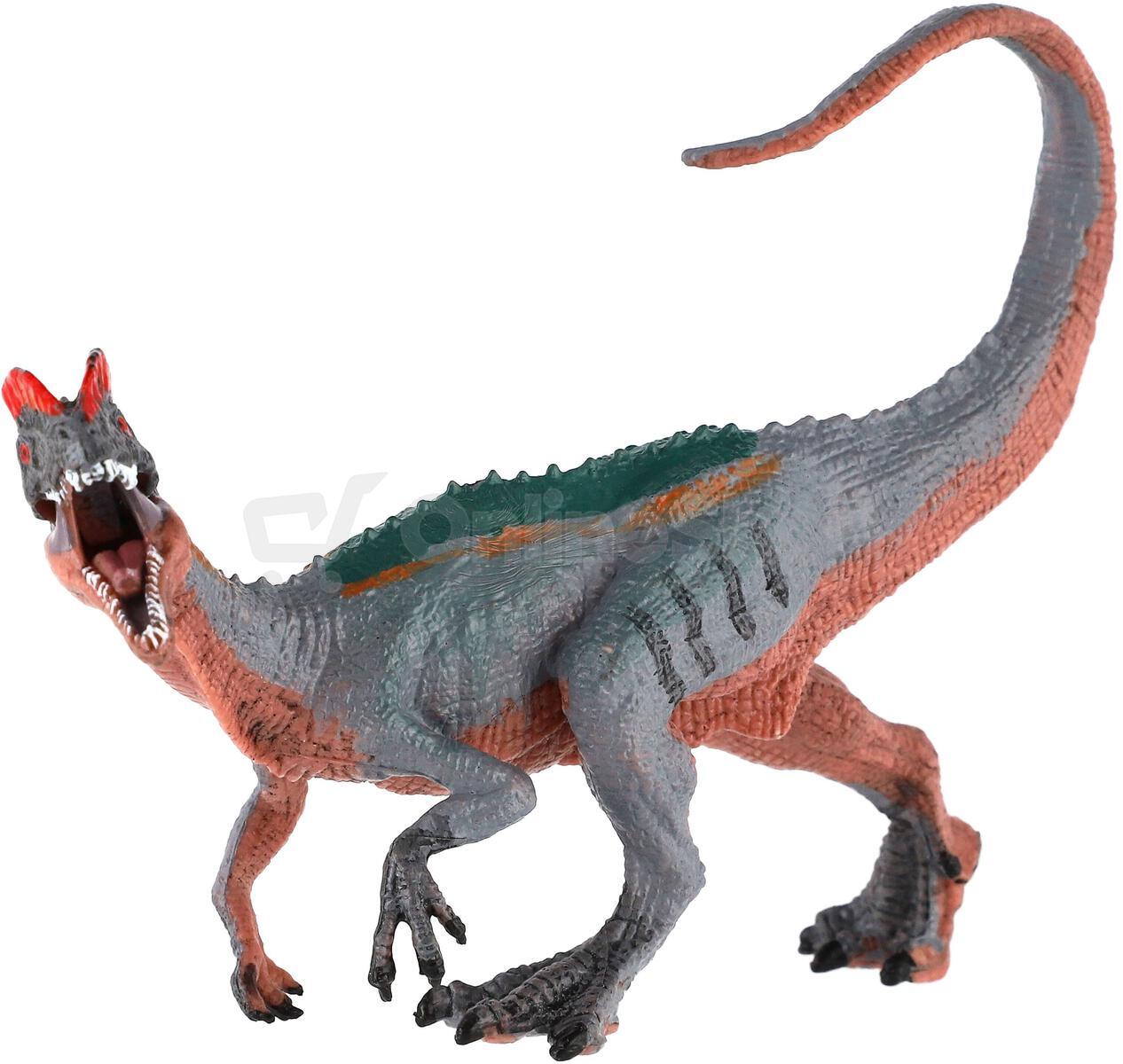 Figurka Zooted Dilophosaurus, plast, 15 cm