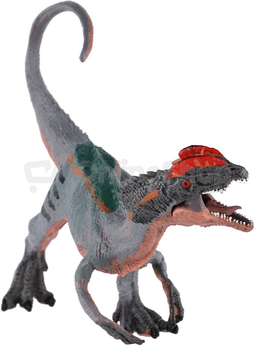 Figurka Zooted Dilophosaurus, plast, 15 cm
