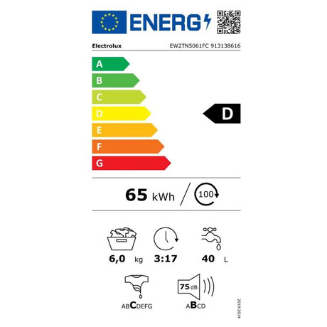 Pračka Electrolux EW2TN5061FC