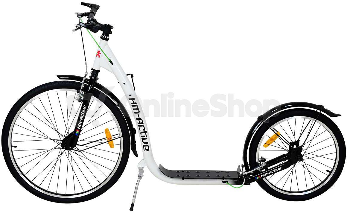 Koloběžka HM-ACTIVE 26"/20" RULYT®, bílá