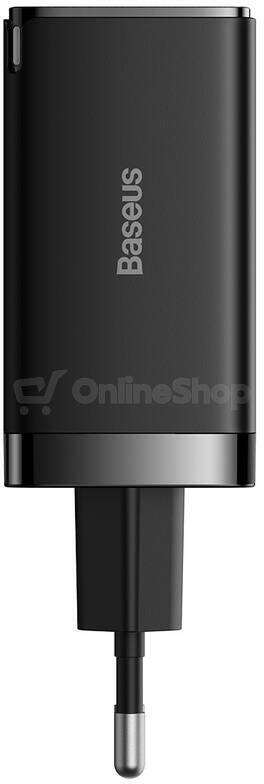 USB nabíječka Baseus GaN5 Pro, 2x USB-C + USB-A 65W, černá
