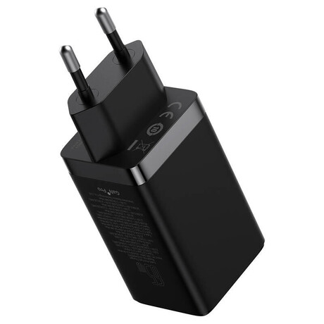 USB nabíječka Baseus GaN5 Pro, 2x USB-C + USB-A 65W, černá