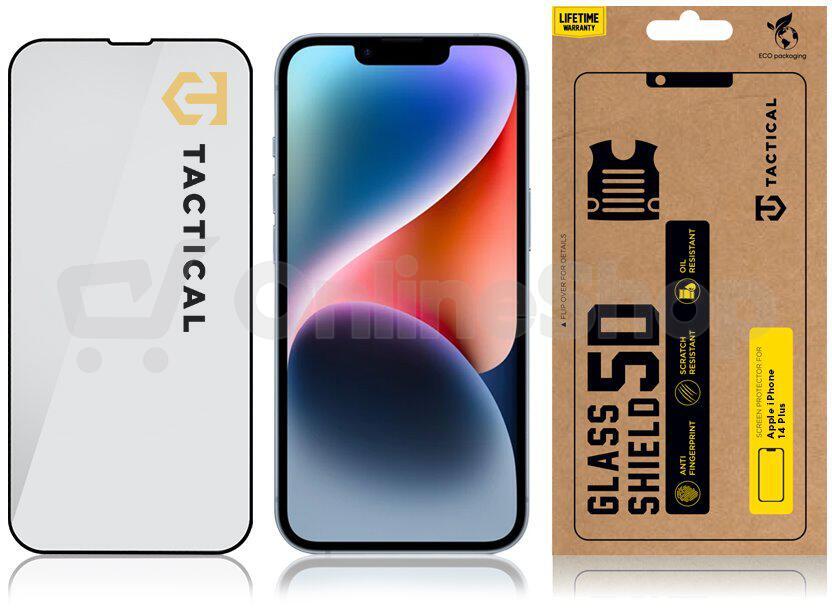 Tactical Glass Shield 5D sklo pro Apple iPhone 13/13 Pro/14/16e/17e Black