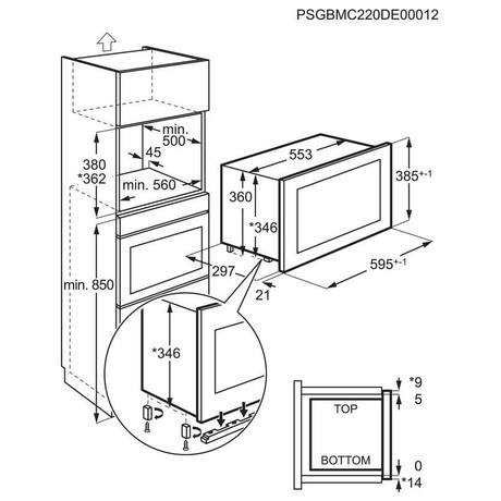 Mikrovlnn trouba AEG MSB2057D-B