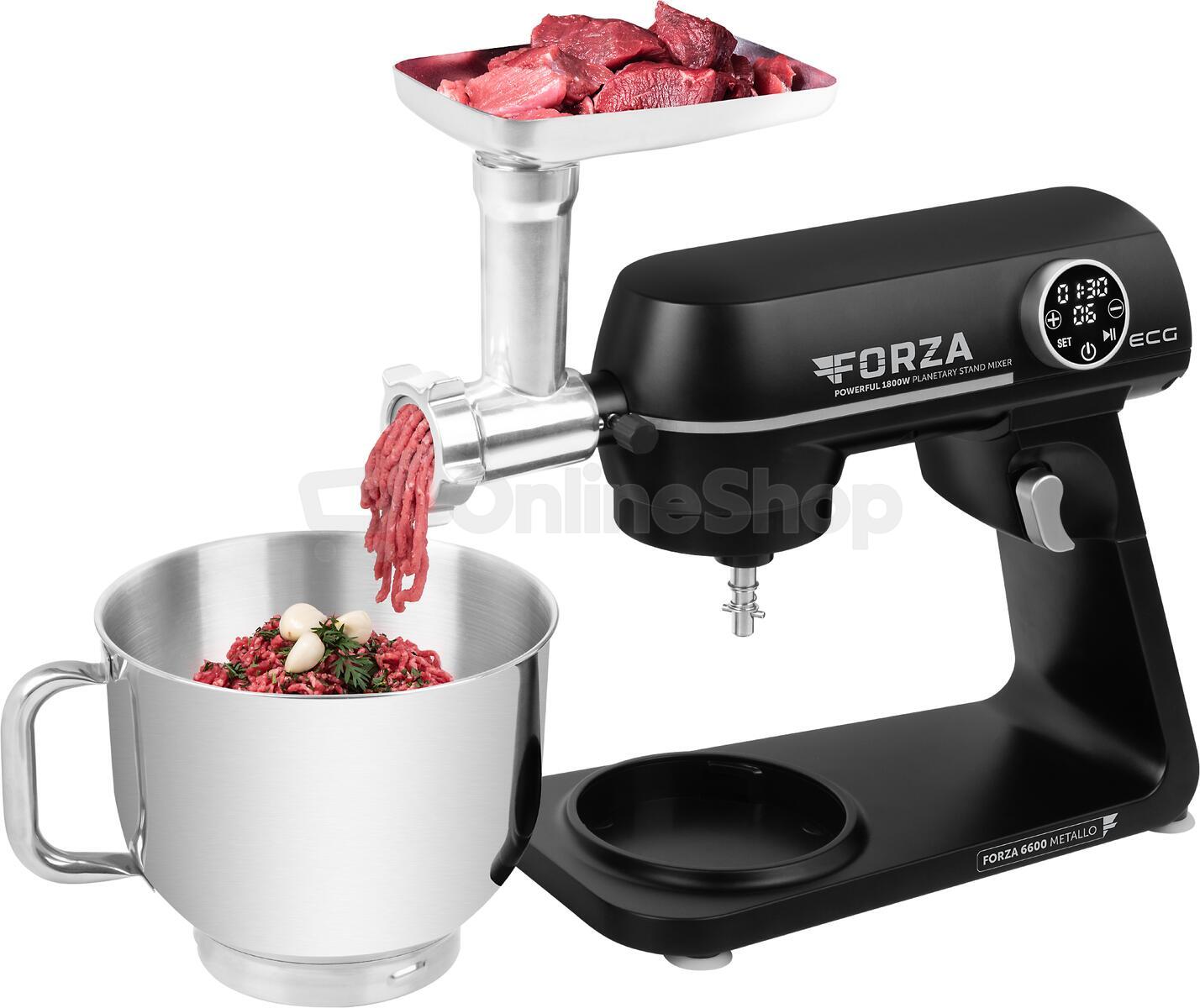 Kuchyňský robot ECG FORZA 6600 Metallo Nero