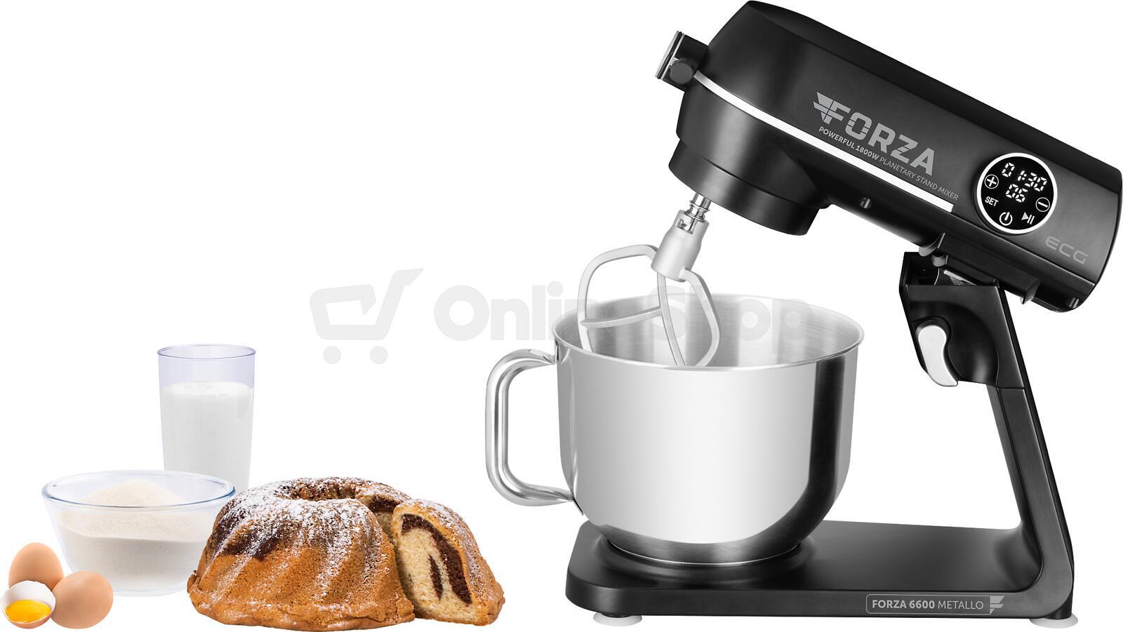 Kuchyňský robot ECG FORZA 6600 Metallo Nero