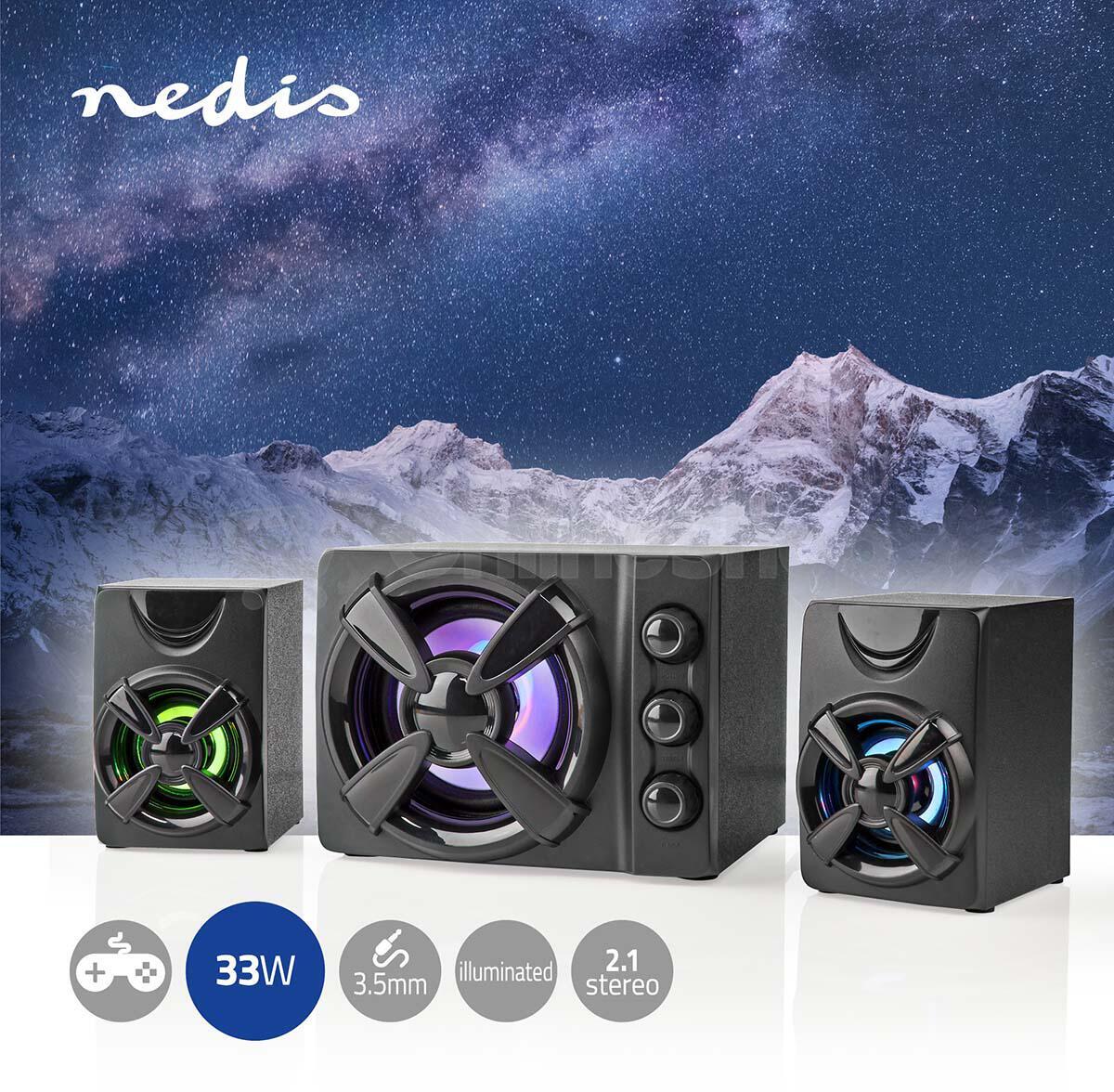 PC reprosoustava NEDIS GSPR31021BK