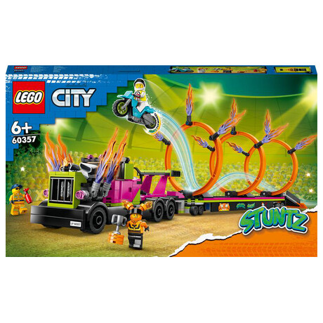 LEGO City 60357 Taha s ohnivmi kruhy