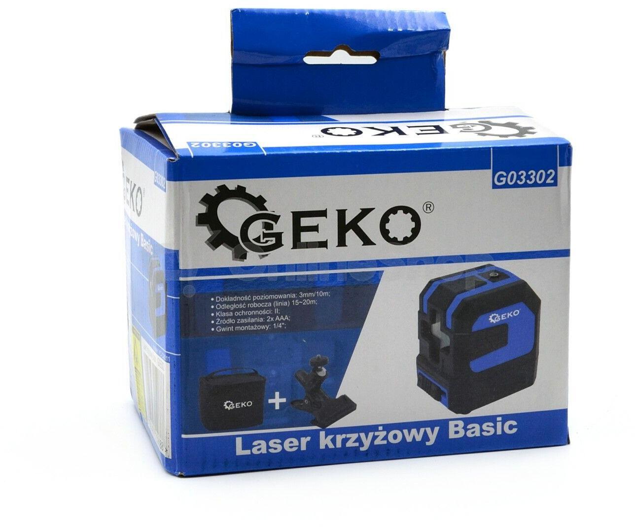Laser křížový Basic, bateriový GEKO