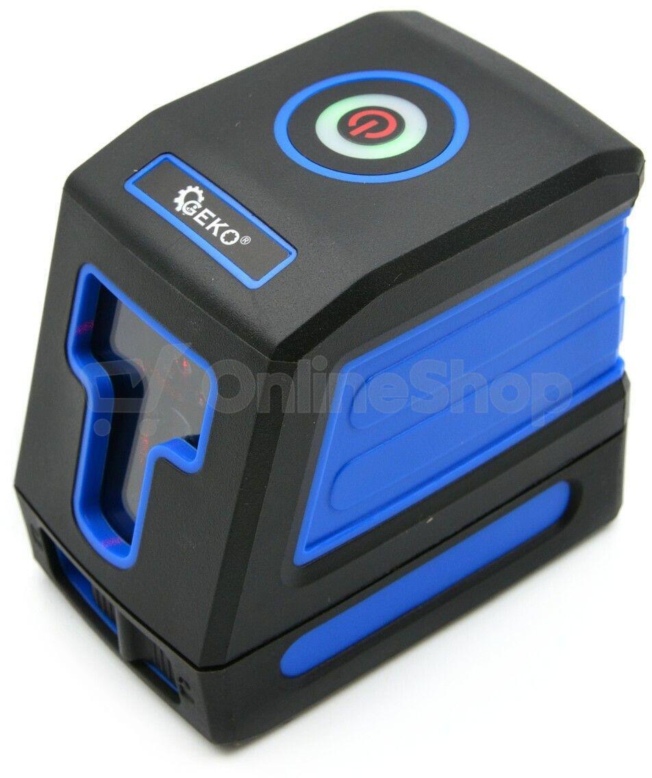 Laser křížový samonivelační, bateriový GEKO