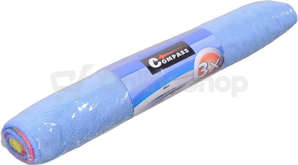 Mycí utěrky MICROFIBER 3ks COMPASS