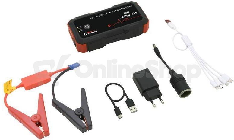 Nabíječka akumulátorů COMPASS 07164 Jump Starter