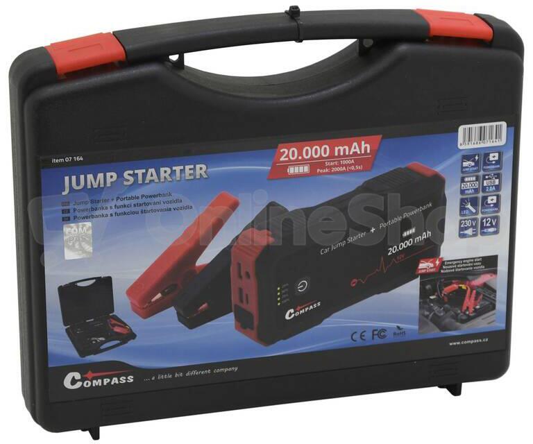 Nabíječka akumulátorů COMPASS 07164 Jump Starter