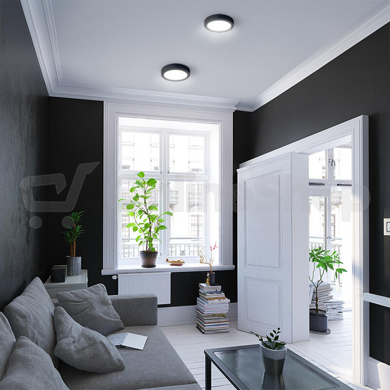 Stropní LED mini panel Solight WD172-B 18W, černý
