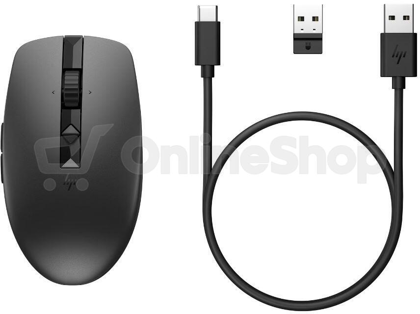 HP Inc. HP 710 Rechargeable Silent Mouse - bezdrátová bluetooth myš (6E6F2AA#ABB)