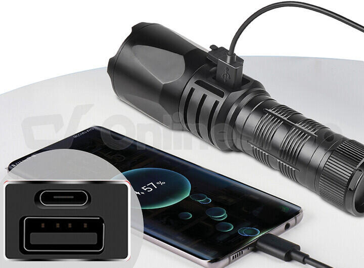 Svítilna a powerbanka Sandberg Survivor Torch 5000mAh, černá (420-89)