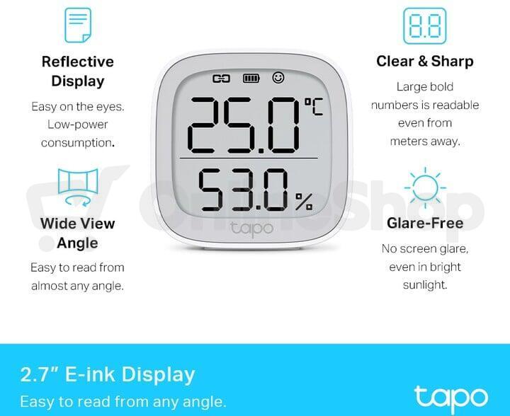 Chytrý senzor TP-Link Tapo T315 Smart, teploměr