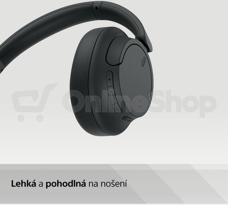 Bezdrátová sluchátka Sony Noise Cancelling WH-CH720N, černá