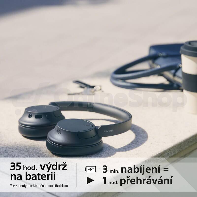 Bezdrátová sluchátka Sony Noise Cancelling WH-CH720N, černá